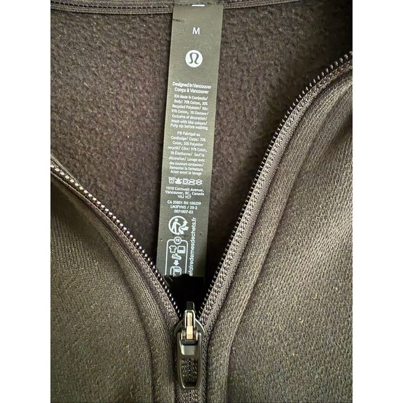 Lululemon Men’s Steady State Half Zip In Black - Picture 9 of 10